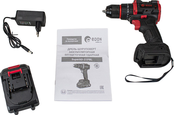 Аккумуляторная дрель-шуруповерт Edon Super AD-21PBL