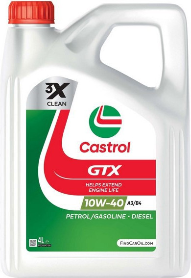 Моторное масло Castrol 10W40 GTX A3/B4/4 - фото