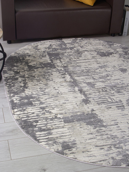 Ковер Merinos Atlantis D999-OVAL-CREAM-GRAY
