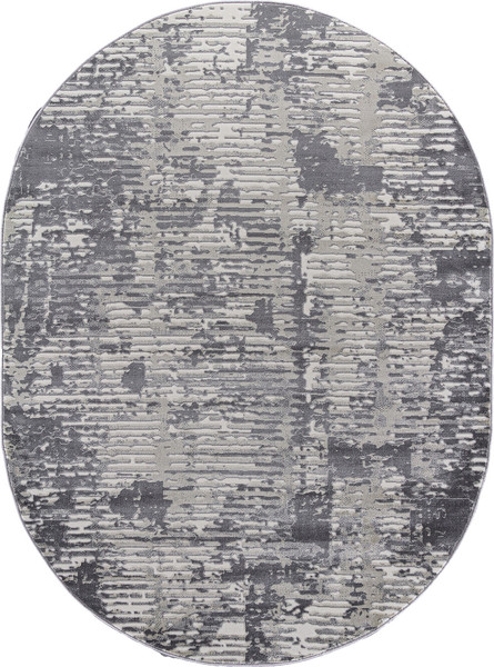 Ковер Merinos Atlantis D999-OVAL-CREAM-GRAY - фото