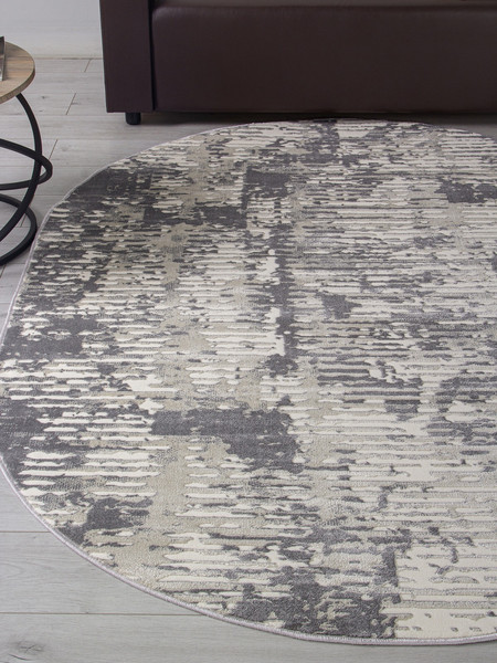 Ковер Merinos Atlantis D999-OVAL-CREAM-GRAY