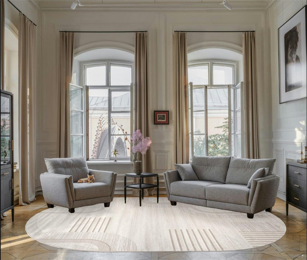 Ковер Merinos Dios F437-OVAL-CREAM