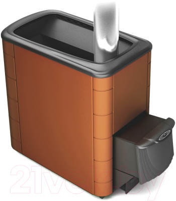 Печь-каменка ТМФ Тунгуска XXL 2013 Inox (терракота, ДА) - фото