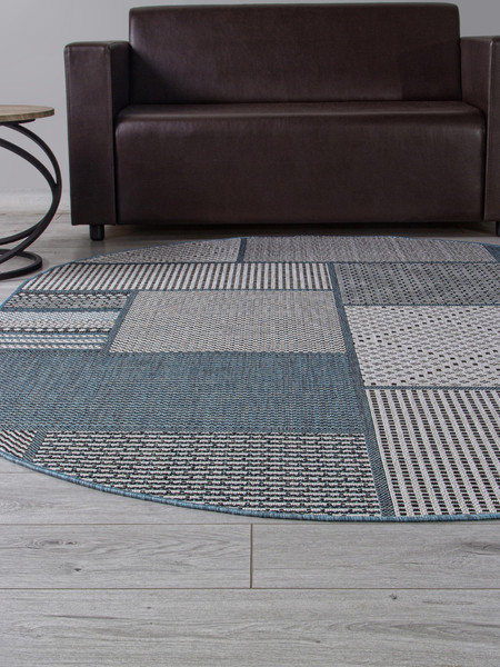 Циновка Merinos Kair S139-OVAL-BLUE