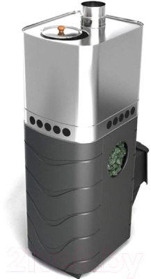 Печь-каменка ТМФ Бирюса 2013 Carbon (антрацит, ДА, ЗК) - фото