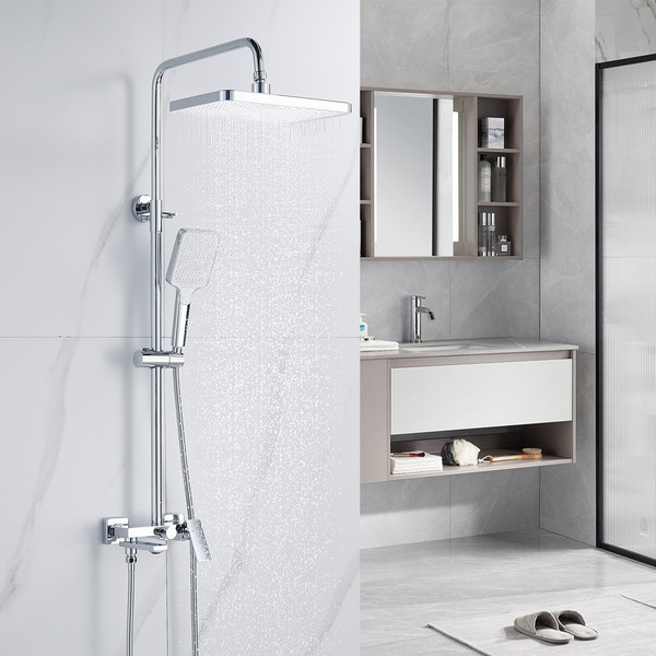 Душевая система со смесителем Shevanik S9636 (хром)