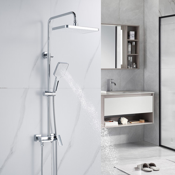 Душевая система со смесителем Shevanik S9636 (хром)