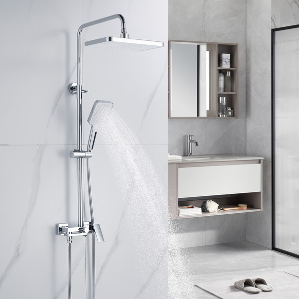 Душевая система со смесителем Shevanik S9636 (хром)