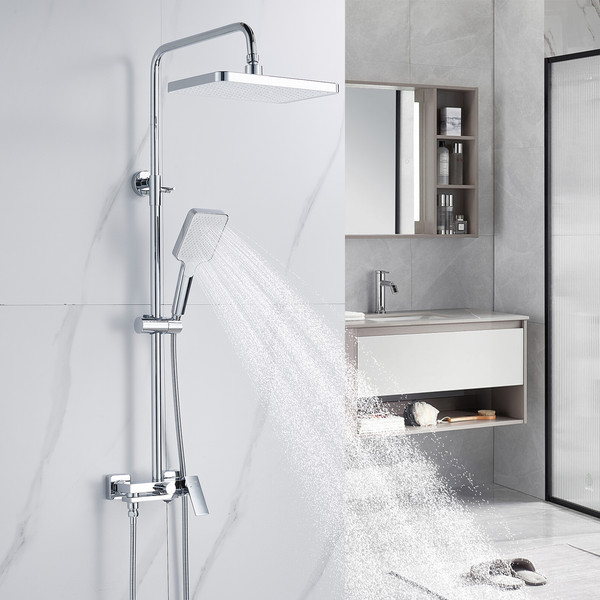 Душевая система со смесителем Shevanik S9636 (хром)