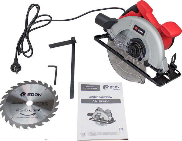 Дисковая пила Edon CS-185/1400