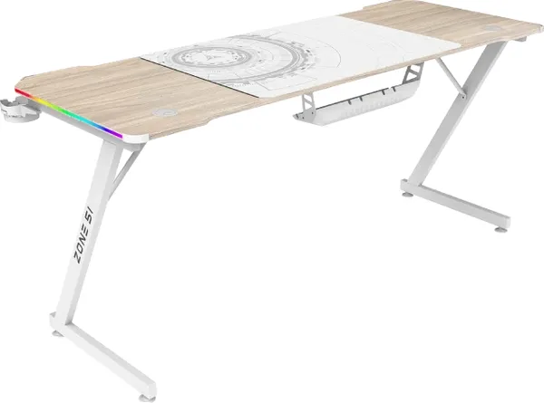 Геймерский стол Zone 51 Trine 160 RGB / Z51-T6R-WD