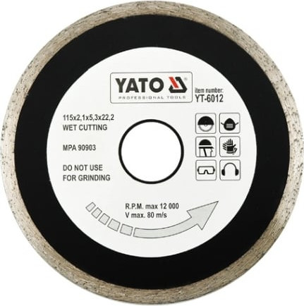 Отрезной диск алмазный Yato YT-6012 - фото