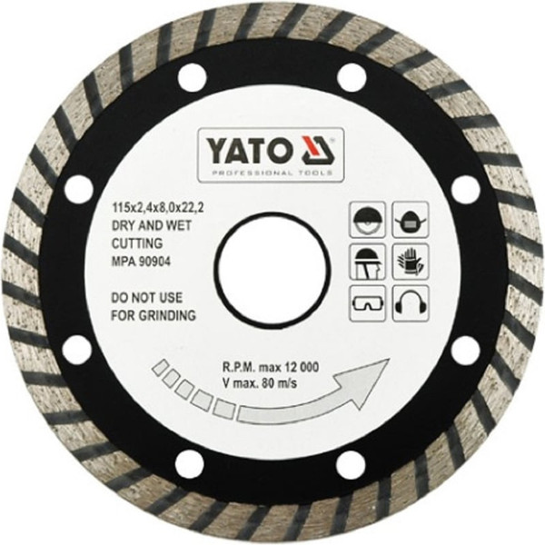 Отрезной диск алмазный Yato YT-6022 - фото