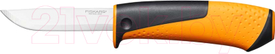 Нож строительный Fiskars 1023618 (с точилкой) - фото