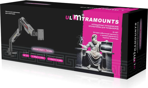 Кронштейн для монитора Ultramounts UM743BG