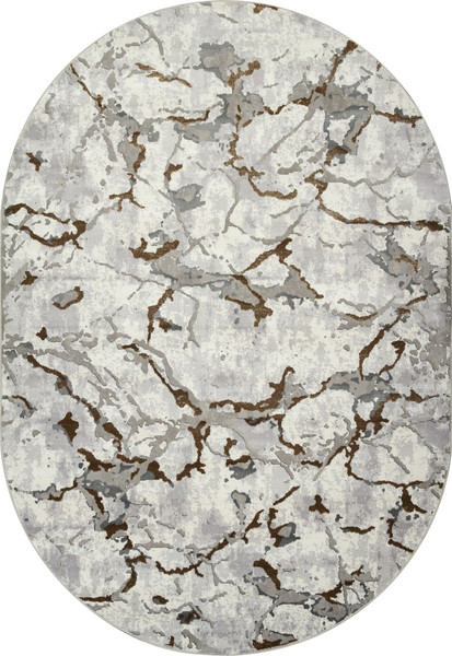 Ковер Merinos Palermo F289-OVAL-GRAY-GREEN