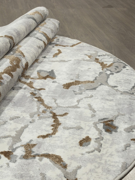 Ковер Merinos Palermo F289-OVAL-GRAY-GREEN