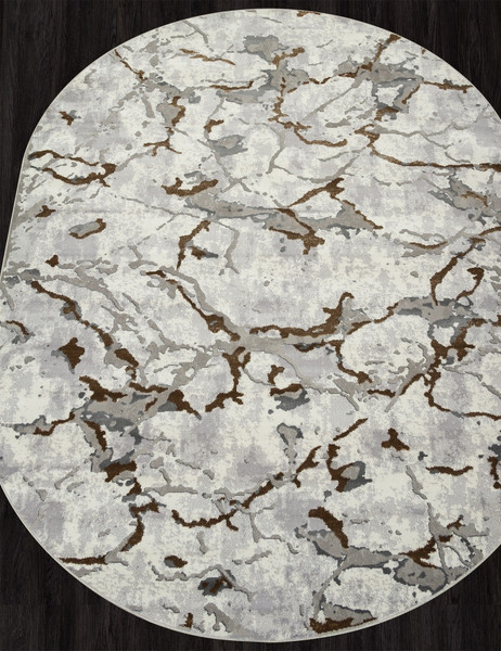 Ковер Merinos Palermo F289-OVAL-GRAY-GREEN