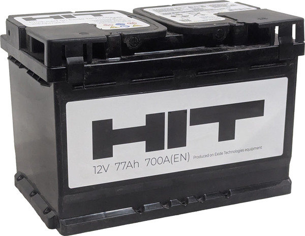 Автомобильный аккумулятор HIT R+ 700A / 6СТ-77.0HIT - фото