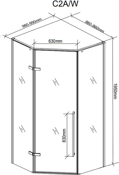 Душевой уголок Cerutti Spa C2A