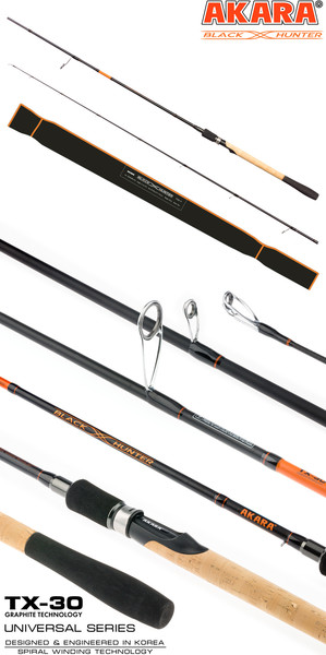 Спиннинг Akara Black Hunter 7-32 / 902M7/32-270