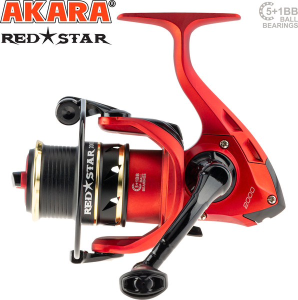 Катушка безынерционная Akara Red Star 2000 5+1bb / ARS2000-6
