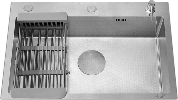 Мойка кухонная Cerutti Spa GLORIA60 nano embos / CT11257 - фото