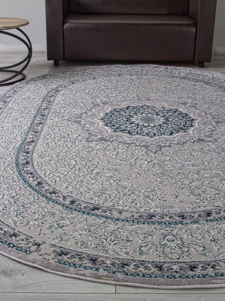 Ковер Merinos Palermo F294-OVAL-GRAY