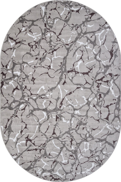 Коврик Merinos Silver F389-OVAL-GRAY