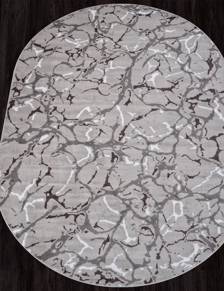 Коврик Merinos Silver F389-OVAL-GRAY