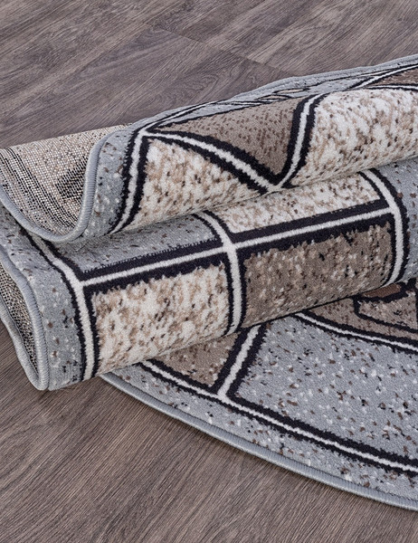 Ковер Merinos Sierra ALBINA-3-OVAL-BLUE-BROWN-2