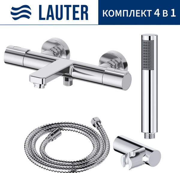 Смеситель Lauter Temp 21YH50427-4 + 21СКFG80101C + 21S10048 + 21CKFS90120 - фото