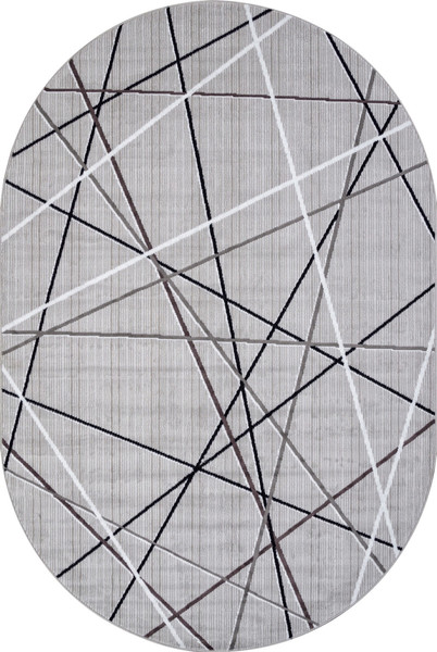 Ковер Merinos Silver F395-OVAL-GRAY - фото