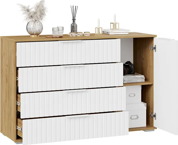 Комод ТриЯ Хилтон комбинированный
