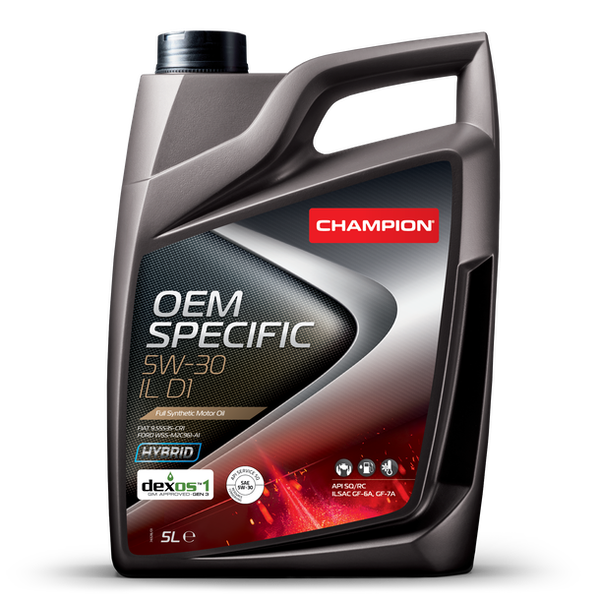 Моторное масло Champion OEM Specific 5W30 IL D1 / 1054636 - фото