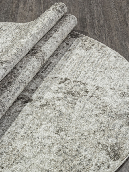 Ковер Merinos Tornado F152-OVAL-BEIGE-BROWN