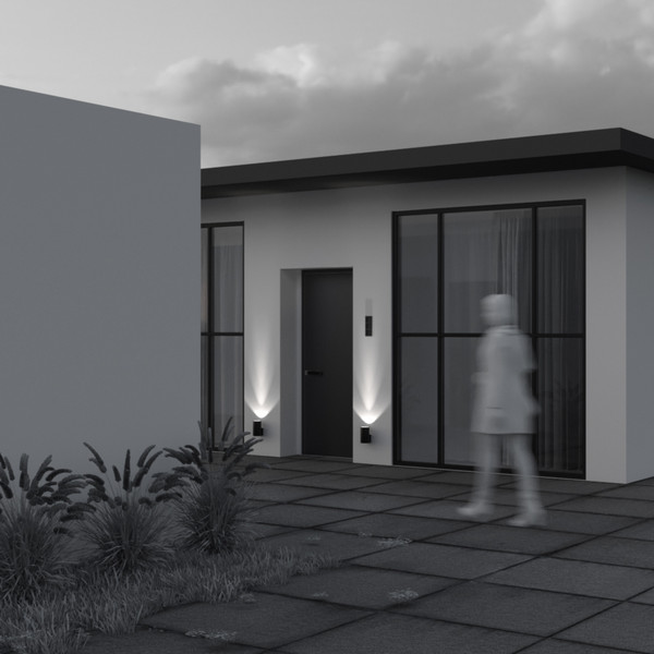 Бра уличное Maytoni Shim O514WL-L15B3K