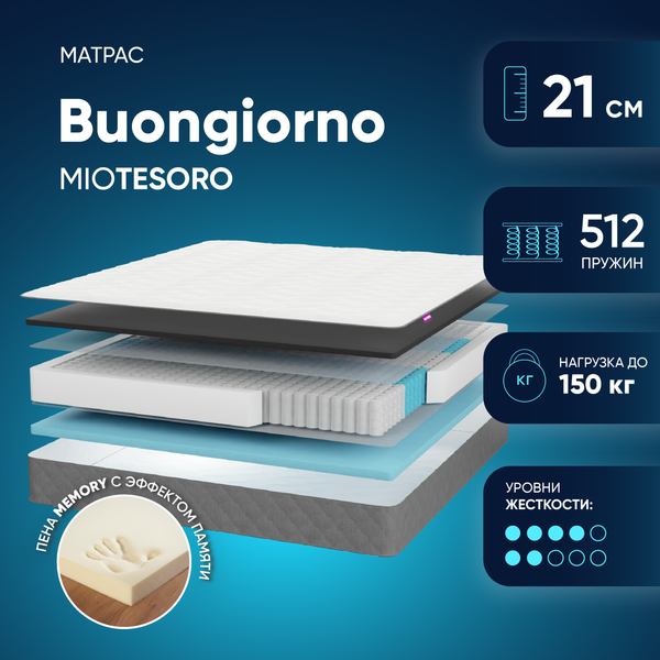 Матрас Mio Tesoro Buongiorno 80x195 - фото