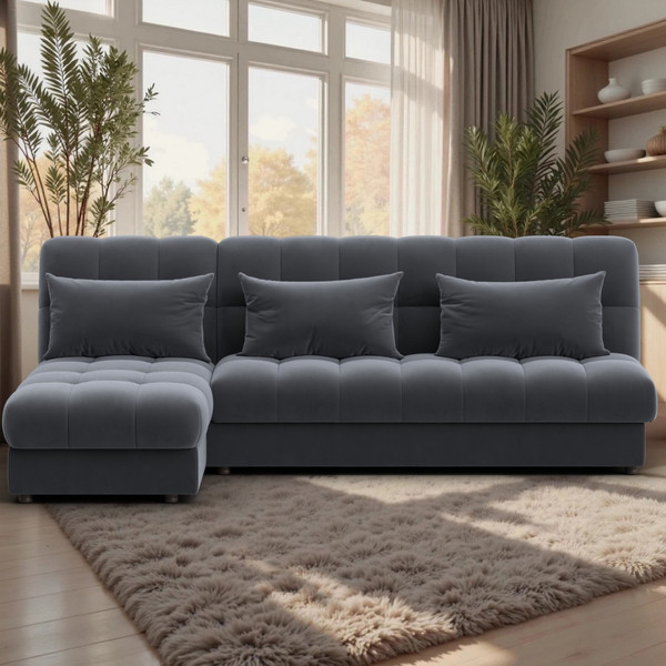 Диван угловой Лига Диванов Лига-116 НПБ угол левый / 136954L