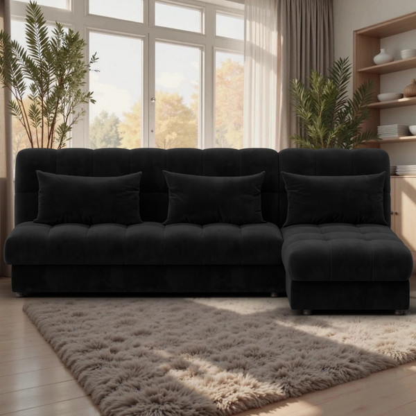 Диван угловой Лига Диванов Лига-116 НПБ угол правый / 136956