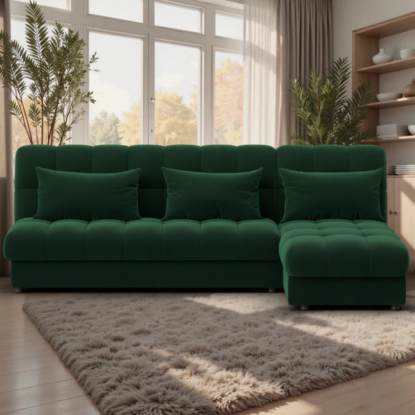 Диван угловой Лига Диванов Лига-116 НПБ угол правый / 136953