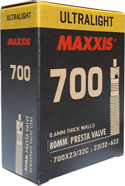 Камера для велосипеда Maxxis Ultralight 700x23/32C 80мм / EIB00251200 - фото