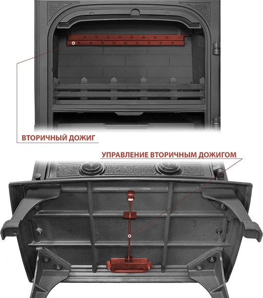 Печь-камин Везувий HR-15Р