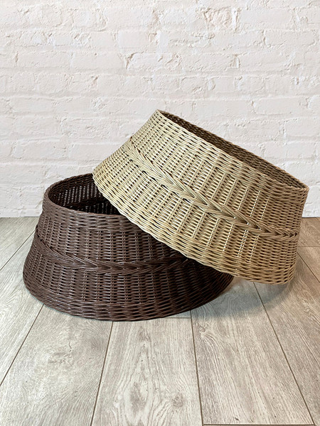 Юбка под елку GreenTerra Плетеная корзина 65см