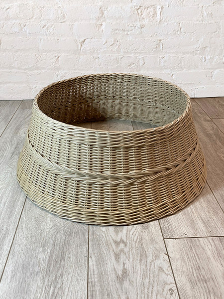 Юбка под елку GreenTerra Плетеная корзина 65см