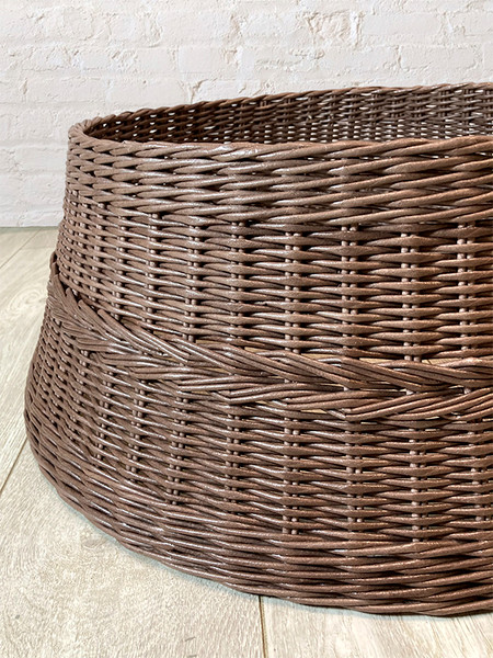 Юбка под елку GreenTerra Плетеная корзина 65см