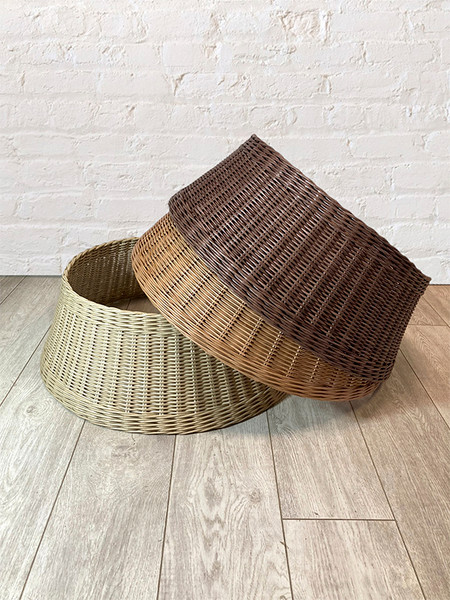 Юбка под елку GreenTerra Плетеная корзина 65см