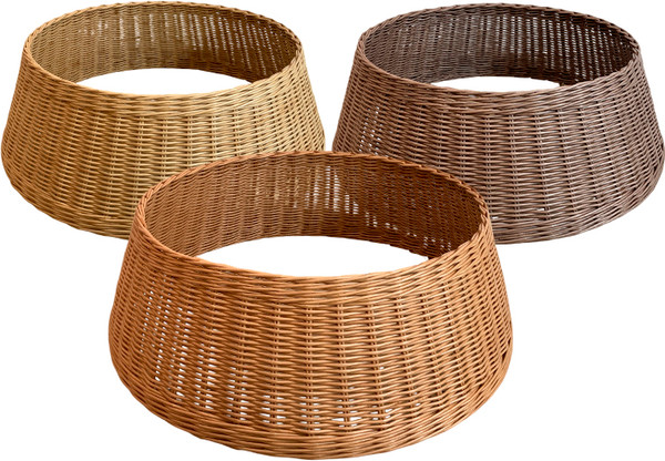 Юбка под елку GreenTerra Плетеная корзина 70см