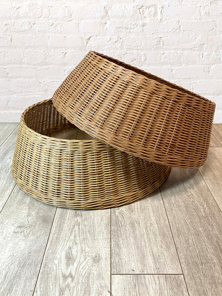 Юбка под елку GreenTerra Плетеная корзина 70см