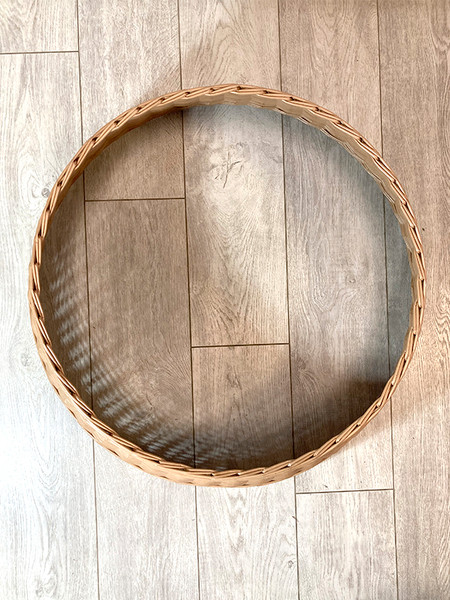 Юбка под елку GreenTerra Плетеная корзина 70см